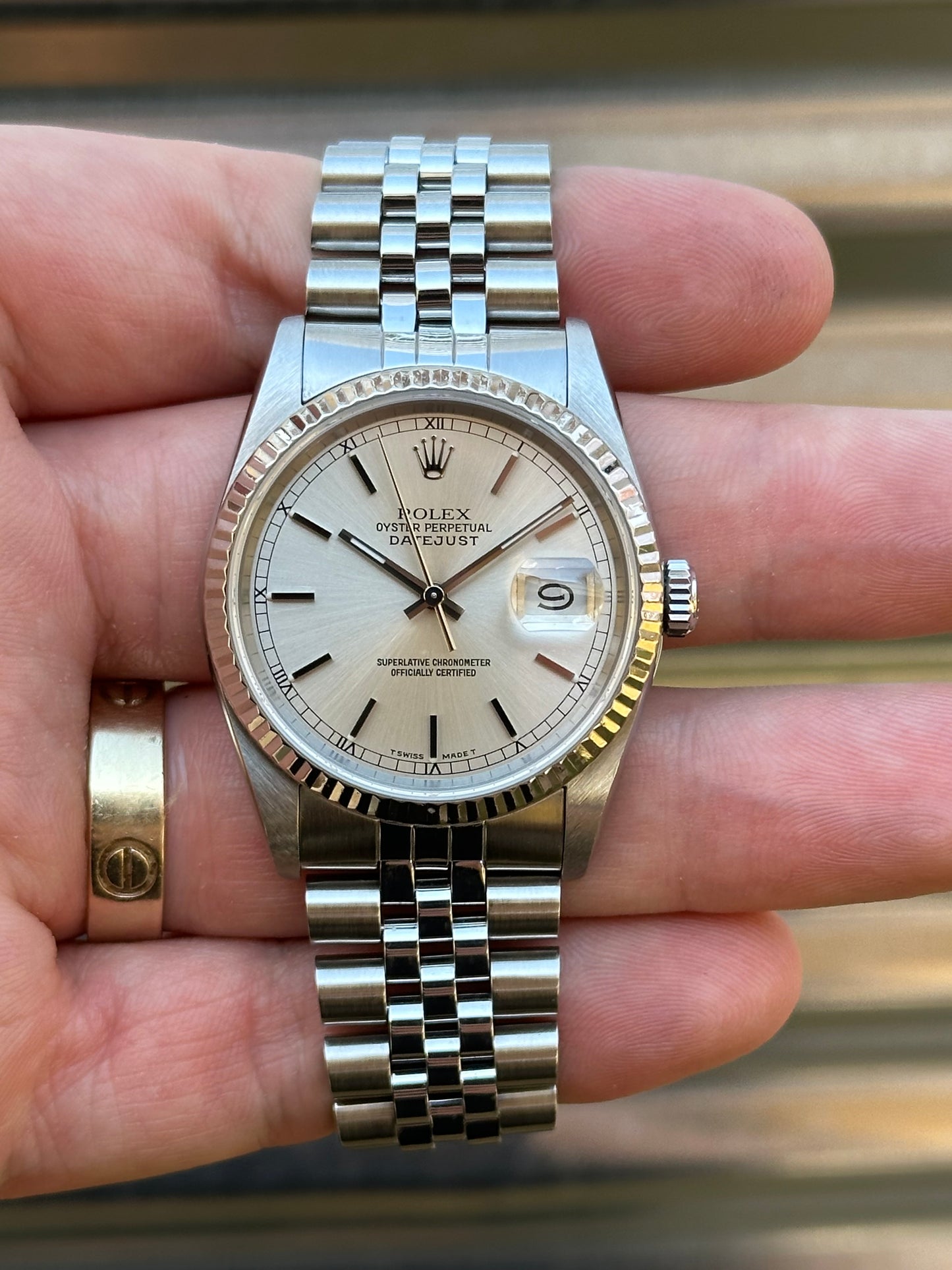 Rolex Datejust 36mm Ref.16234 Watch w/Service Card