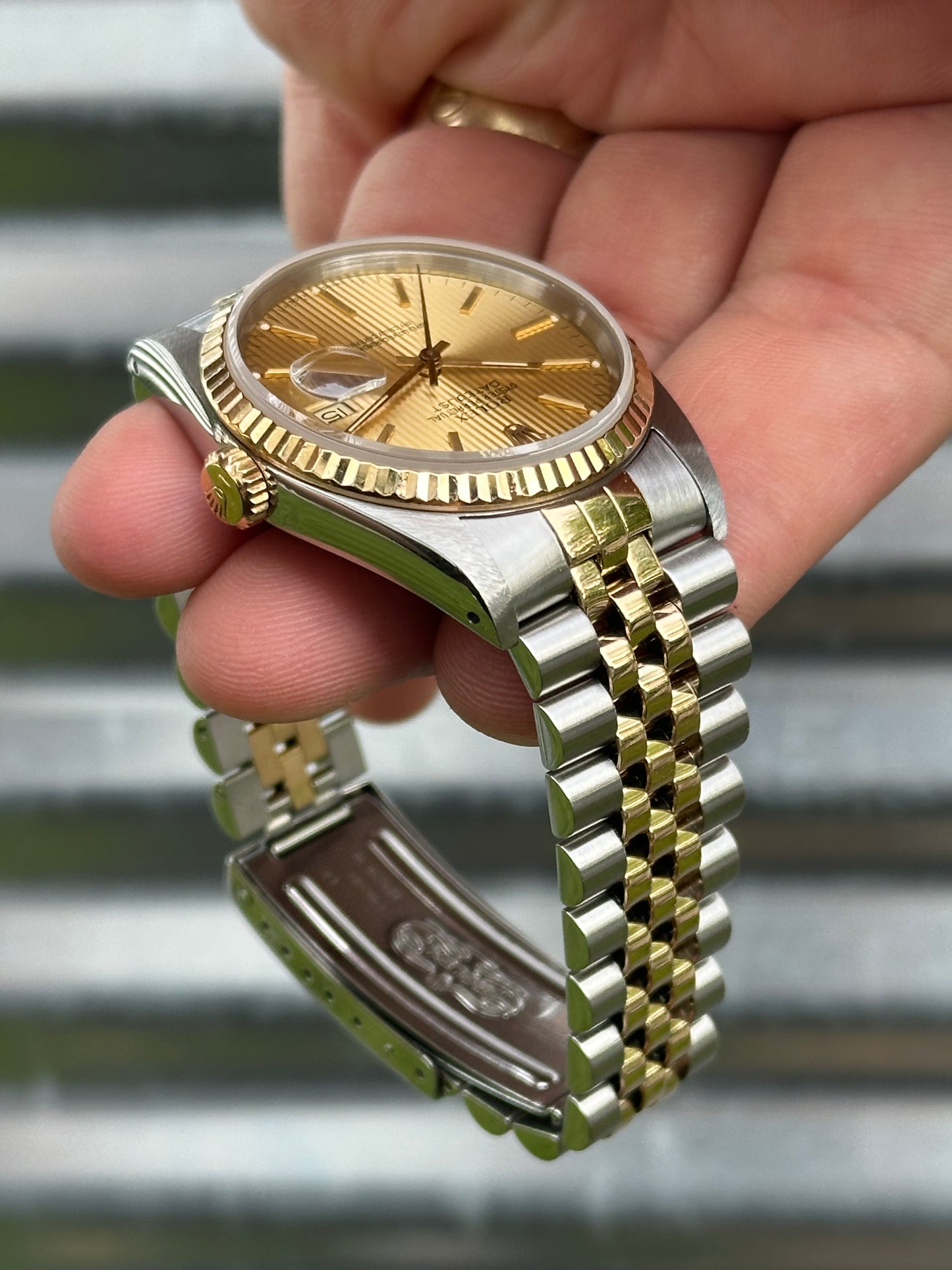 Rolex Datejust 36mm Ref.16233 Tapestry Dial Box & Papers