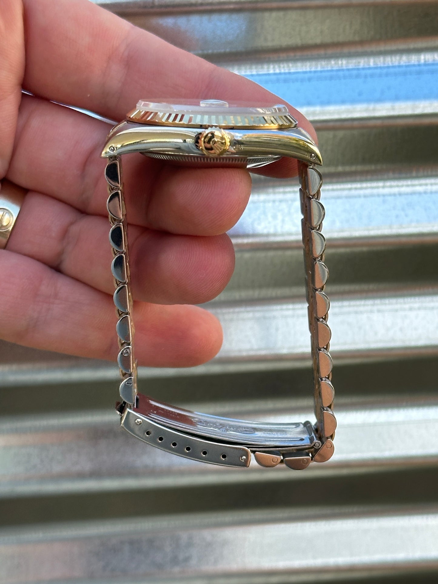 Rolex Datejust 36mm Ref.16233 “Champagne Diamond Dial” Box & Papers