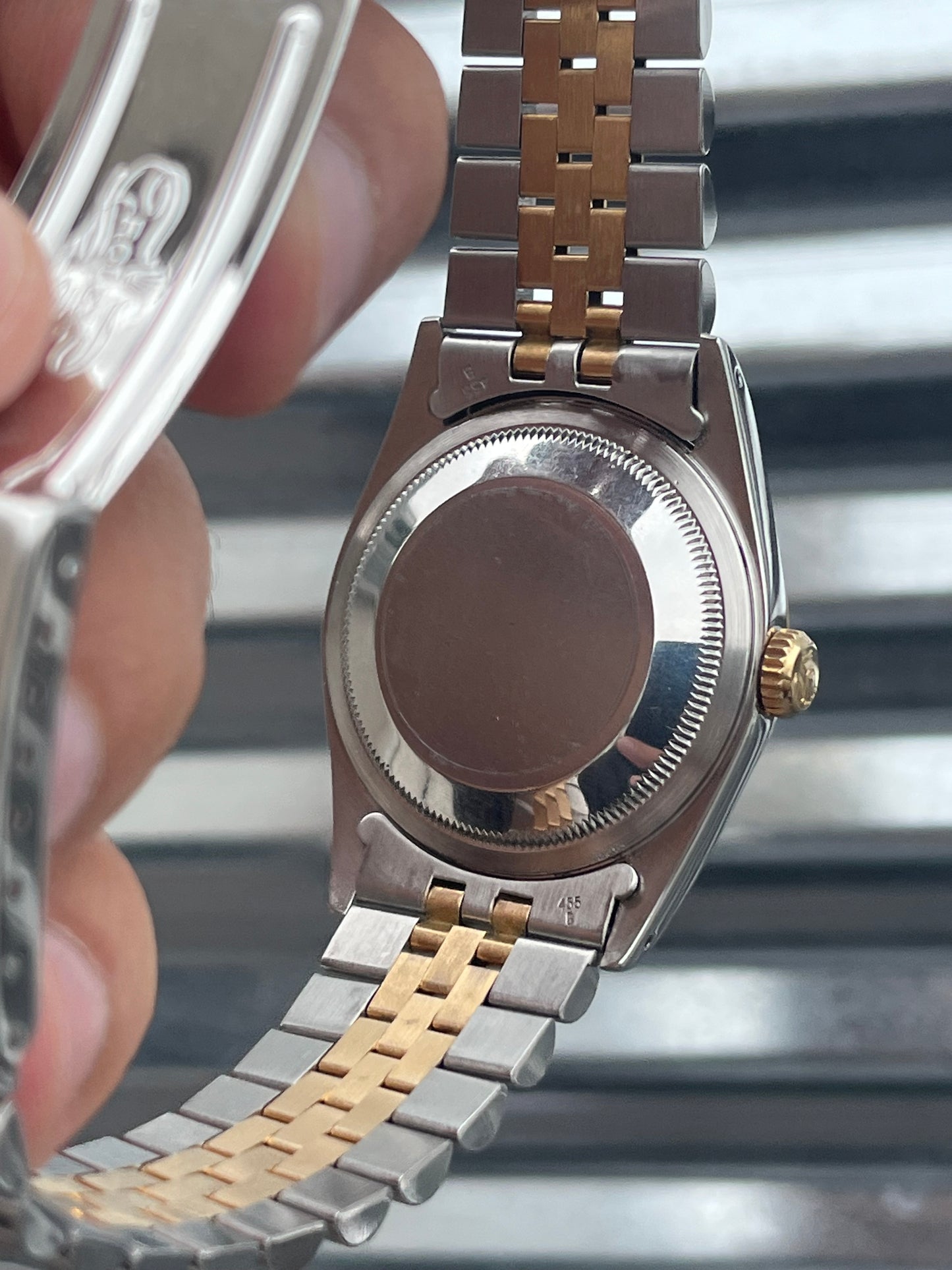 Rolex Datejust “Champagne Roman Numeral Dial” 36mm Ref.16233 Box & Papers