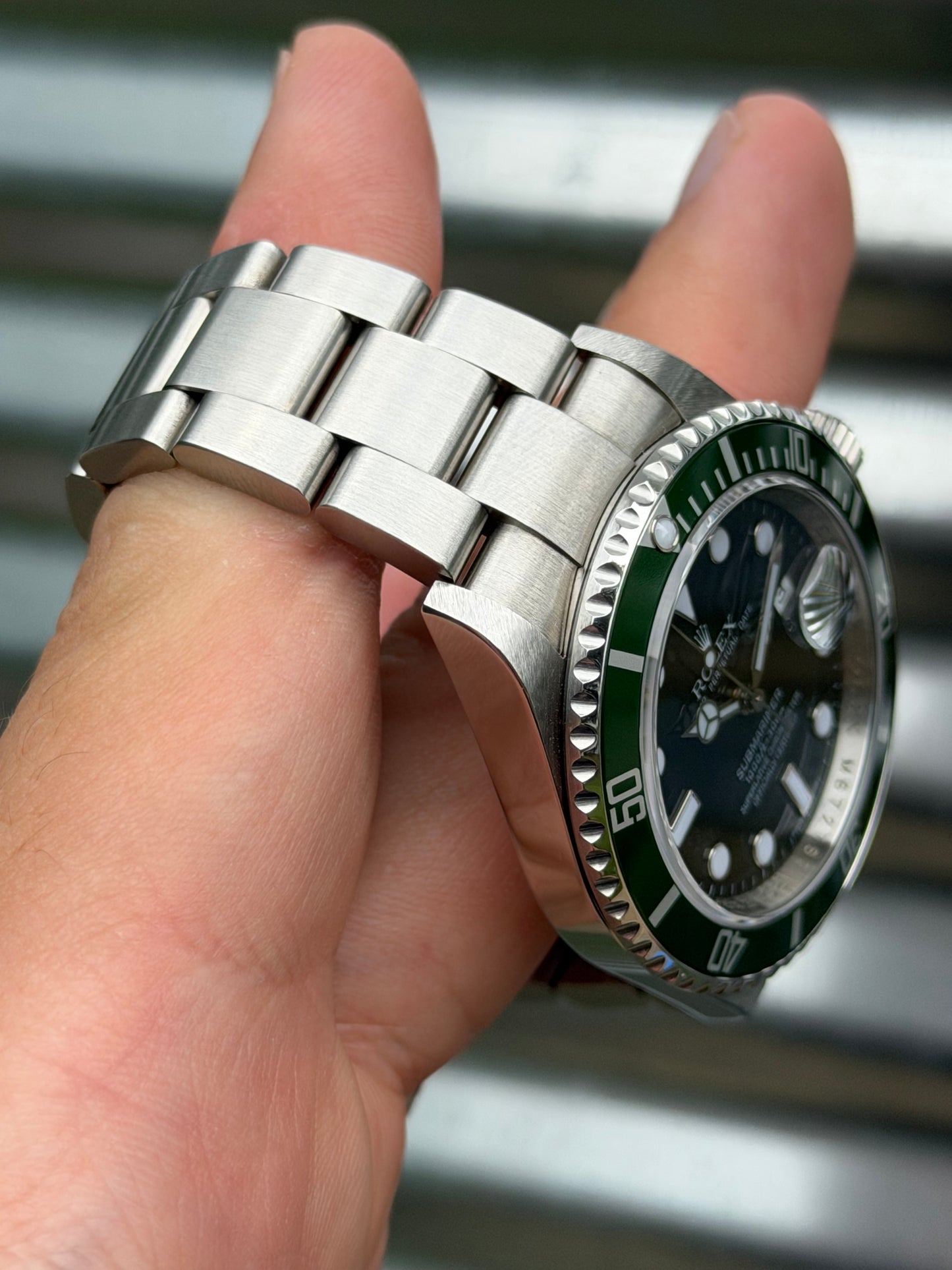 Rolex Submariner Date “Kermit” 40mm Ref.16610LV Box & Papers