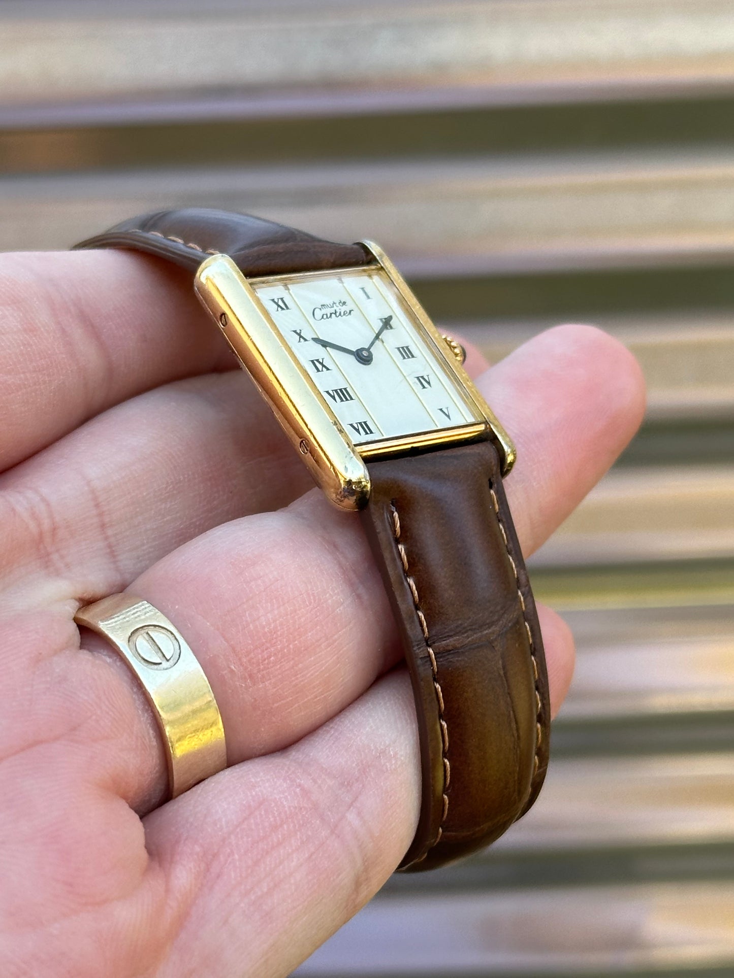 Cartier Tank Vermeil Ref. 590005