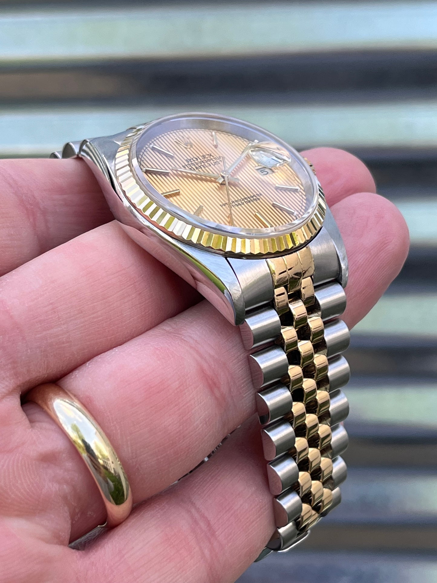 Rolex Datejust Tapestry Dial 36mm Ref.16233 Box & Papers