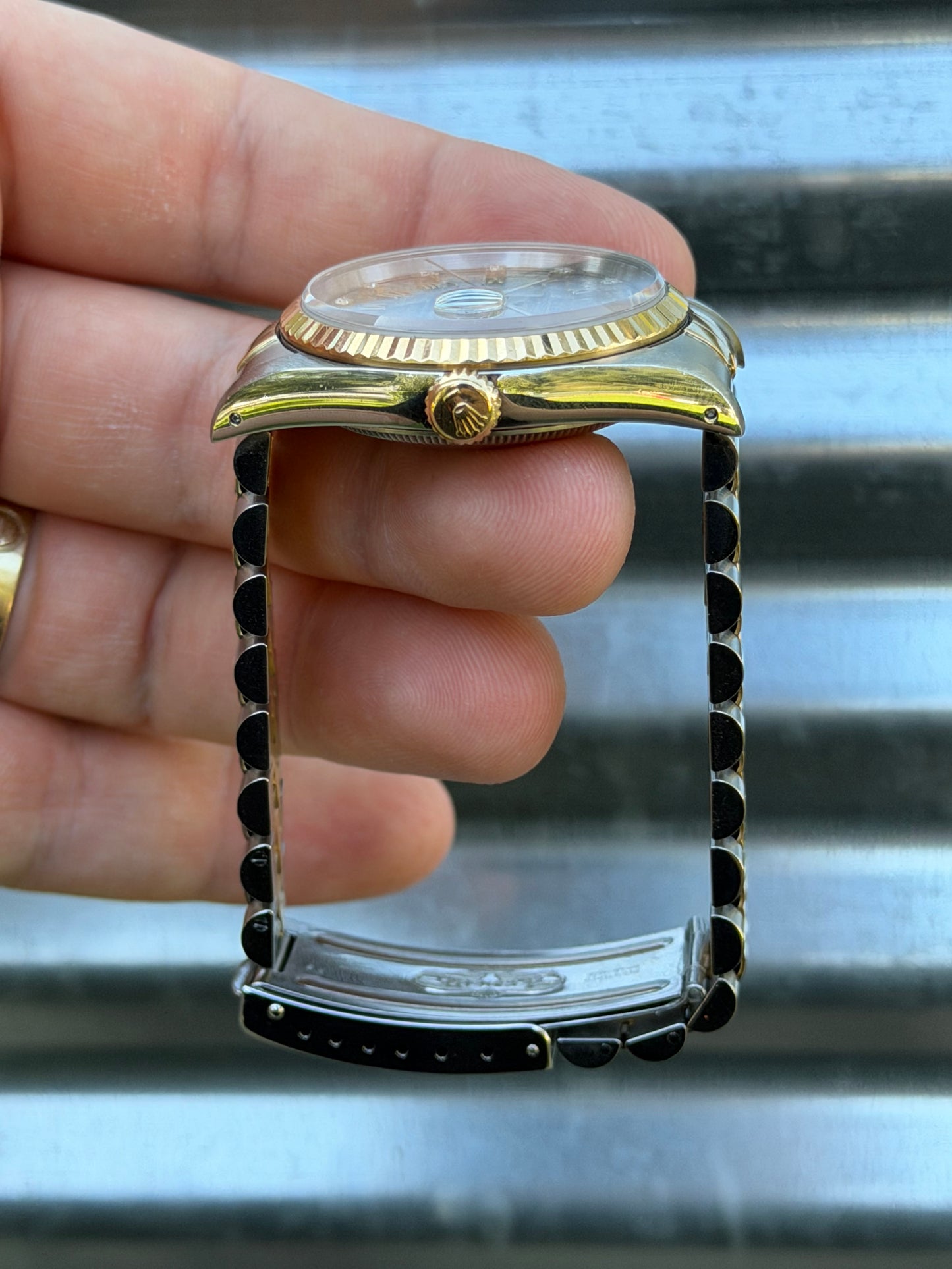 Rolex Datejust “Houndstooth Dial” 36mm Ref.16233 Box & Papers