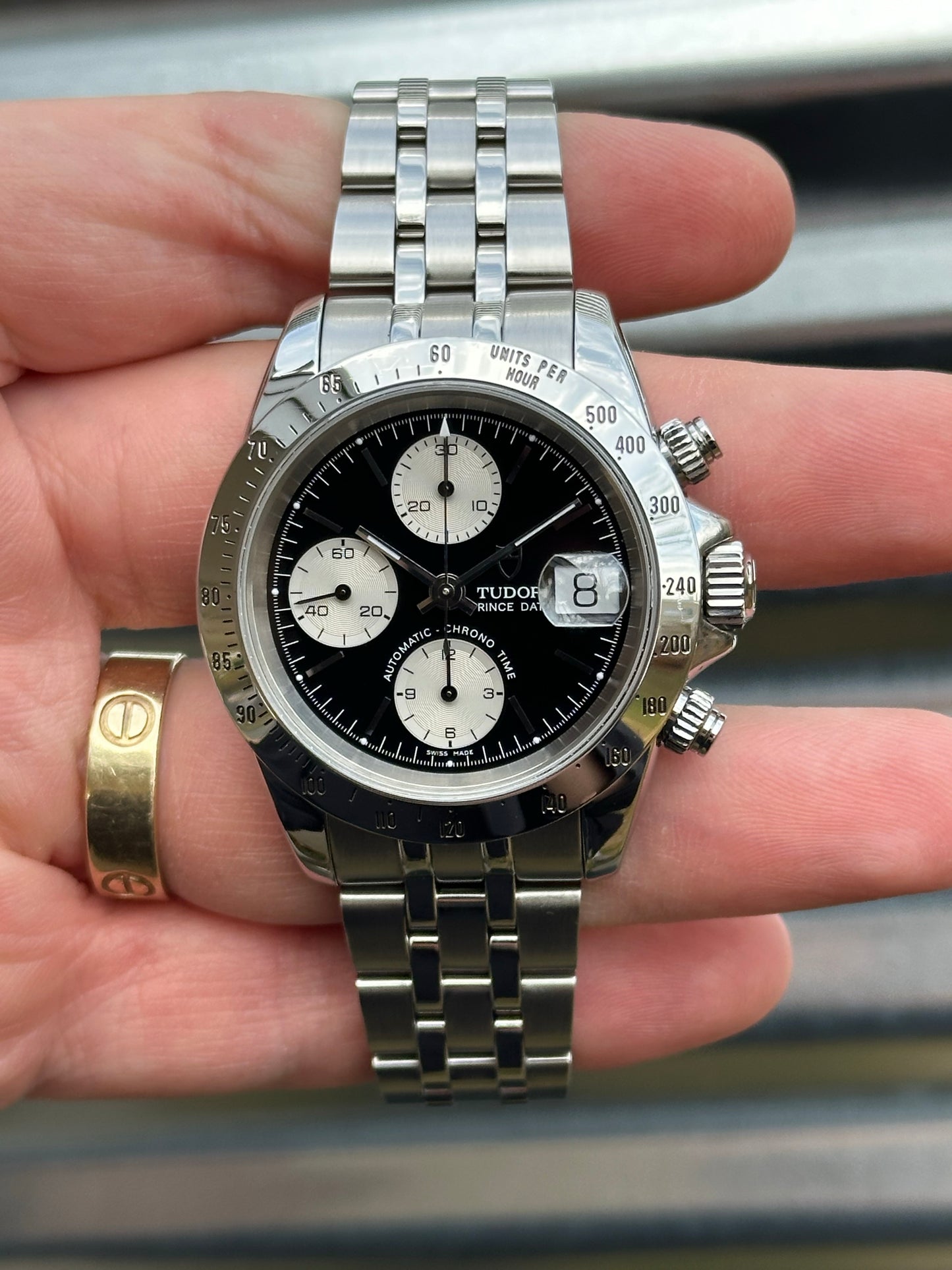 Tudor Prince Date Chronograph 40mm Ref.79280 Box & Papers