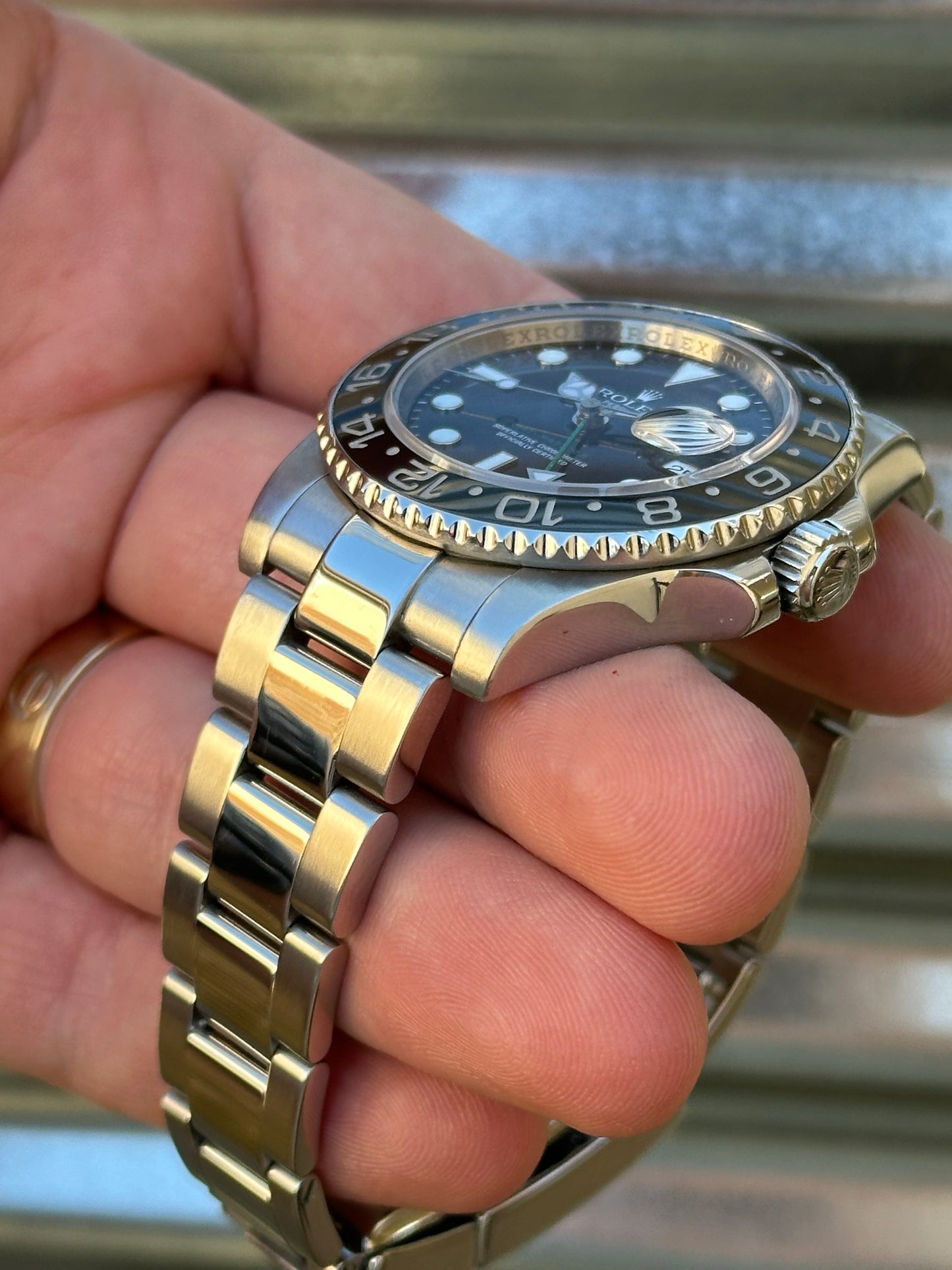 Rolex GMT Master II “Green Arrow” 40mm Ref.116710LN Watch with Card