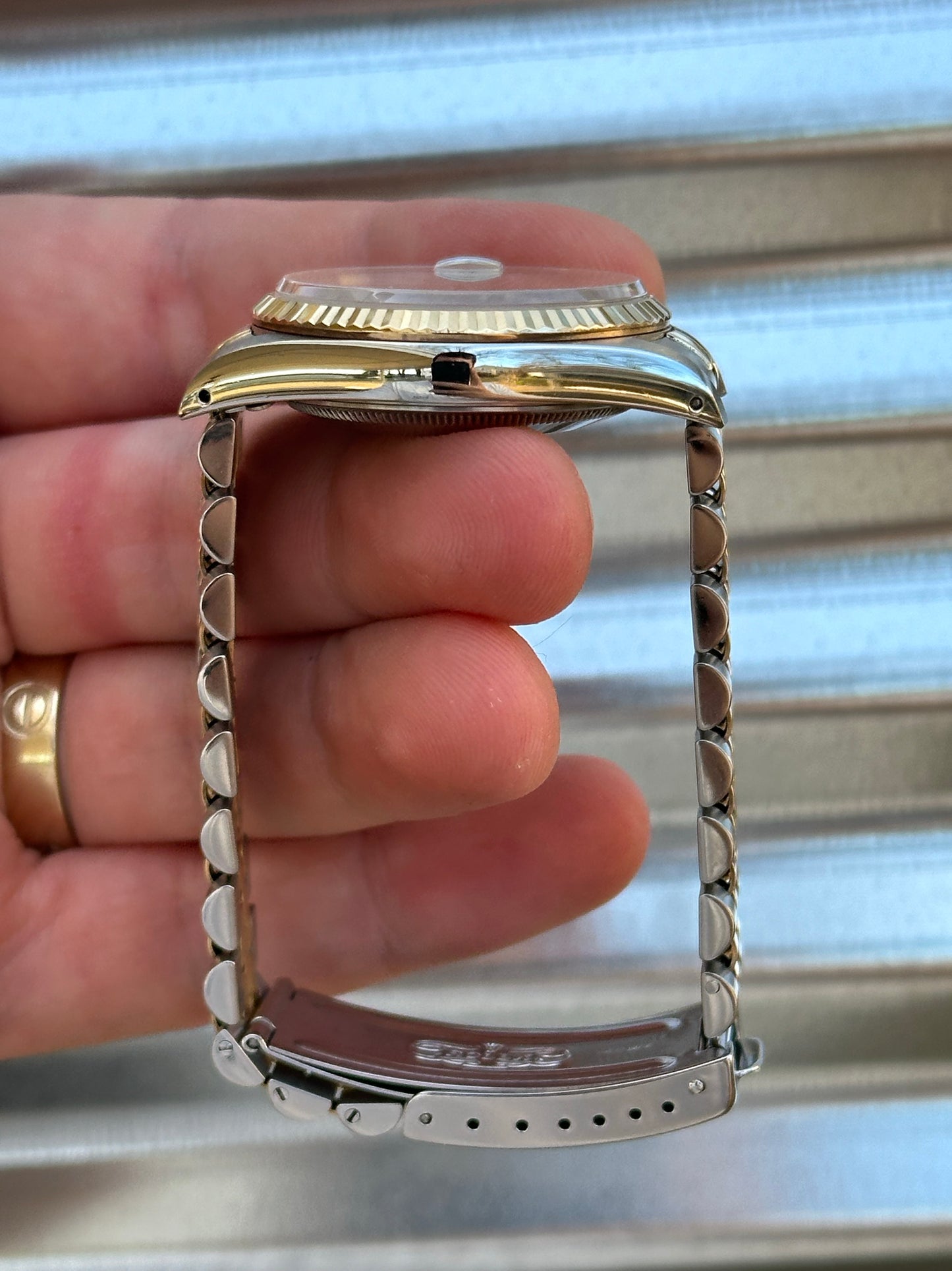 Rolex Datejust 36mm Ref.16233 “Pyramid Dial” Box & Papers