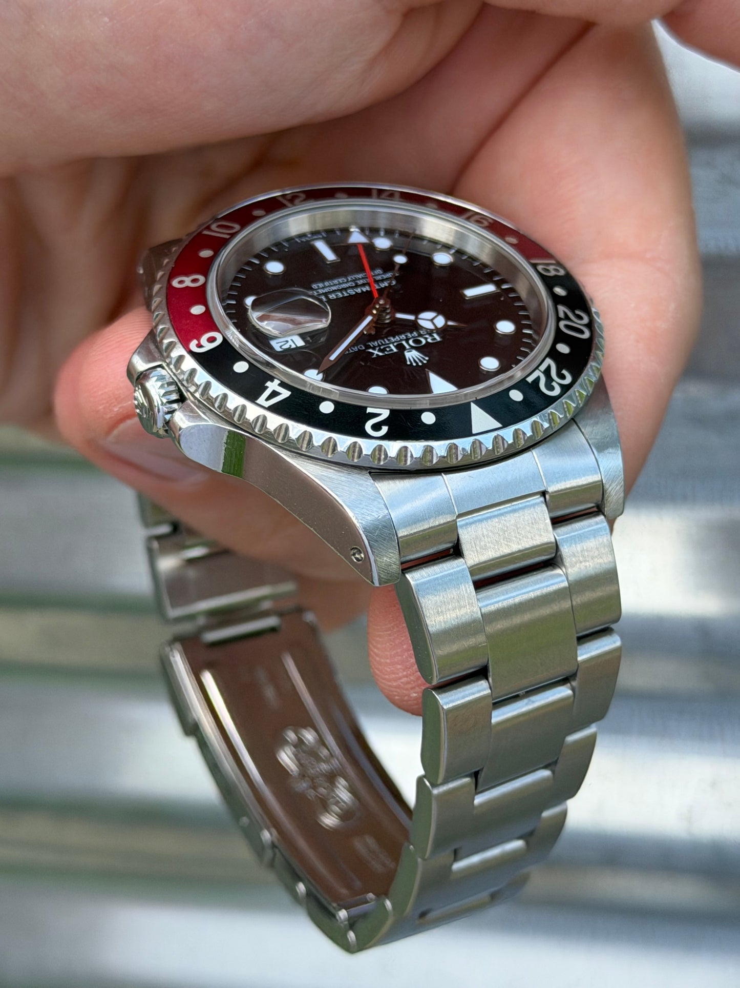 Rolex GMT Master II Coke 40mm Ref.16710 Box & Papers