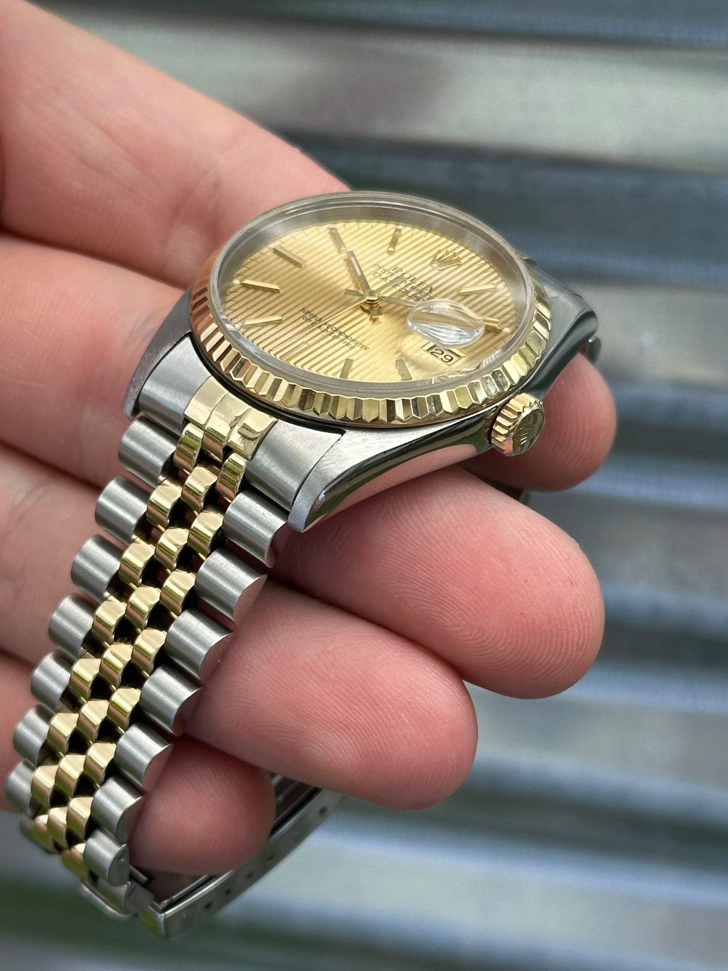 Rolex Datejust Tapestry Dial 36mm Ref.16233 Box & Papers