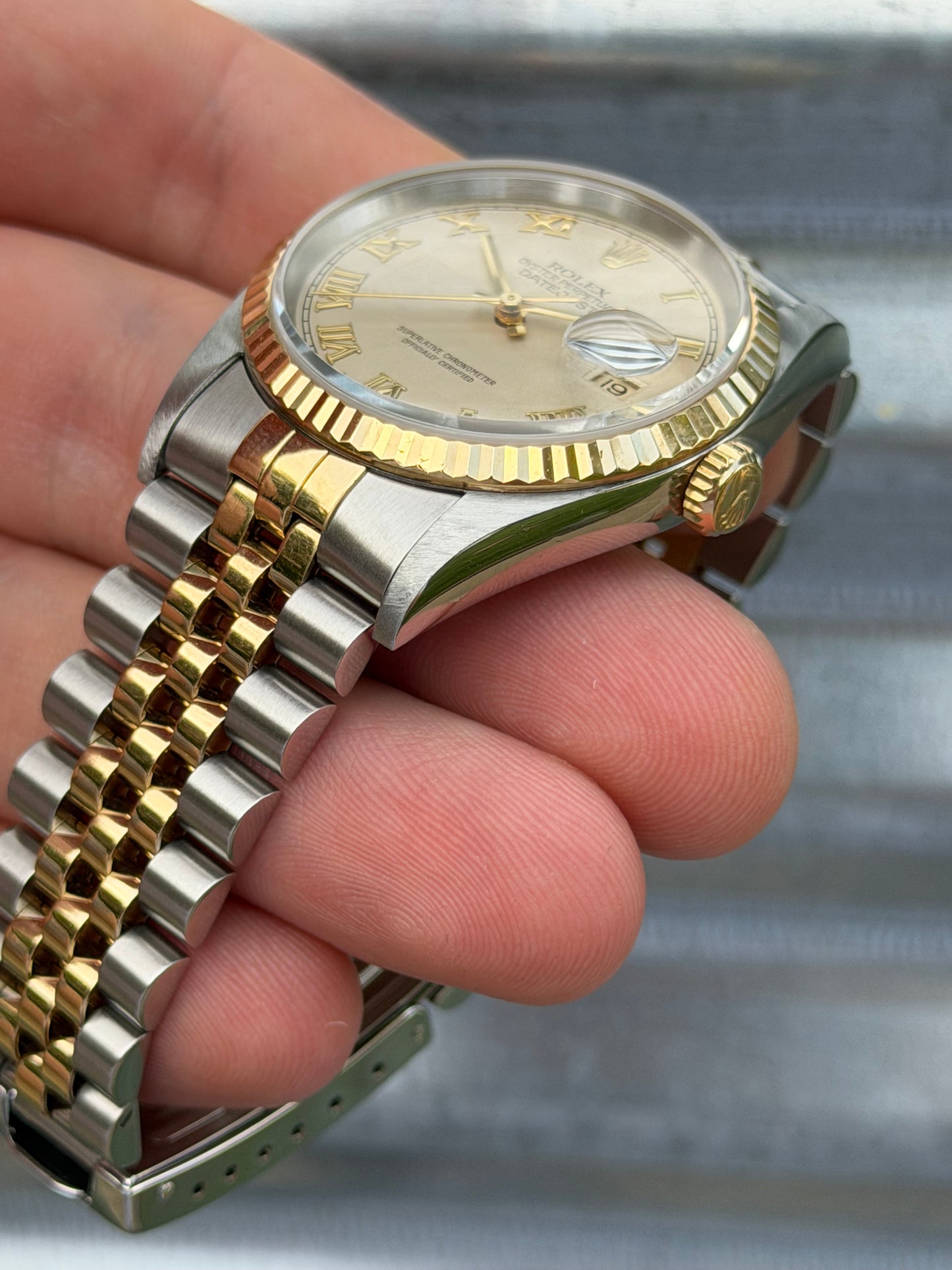 Rolex Datejust Pyramid Dial 36mm Ref.16233 Watch Only