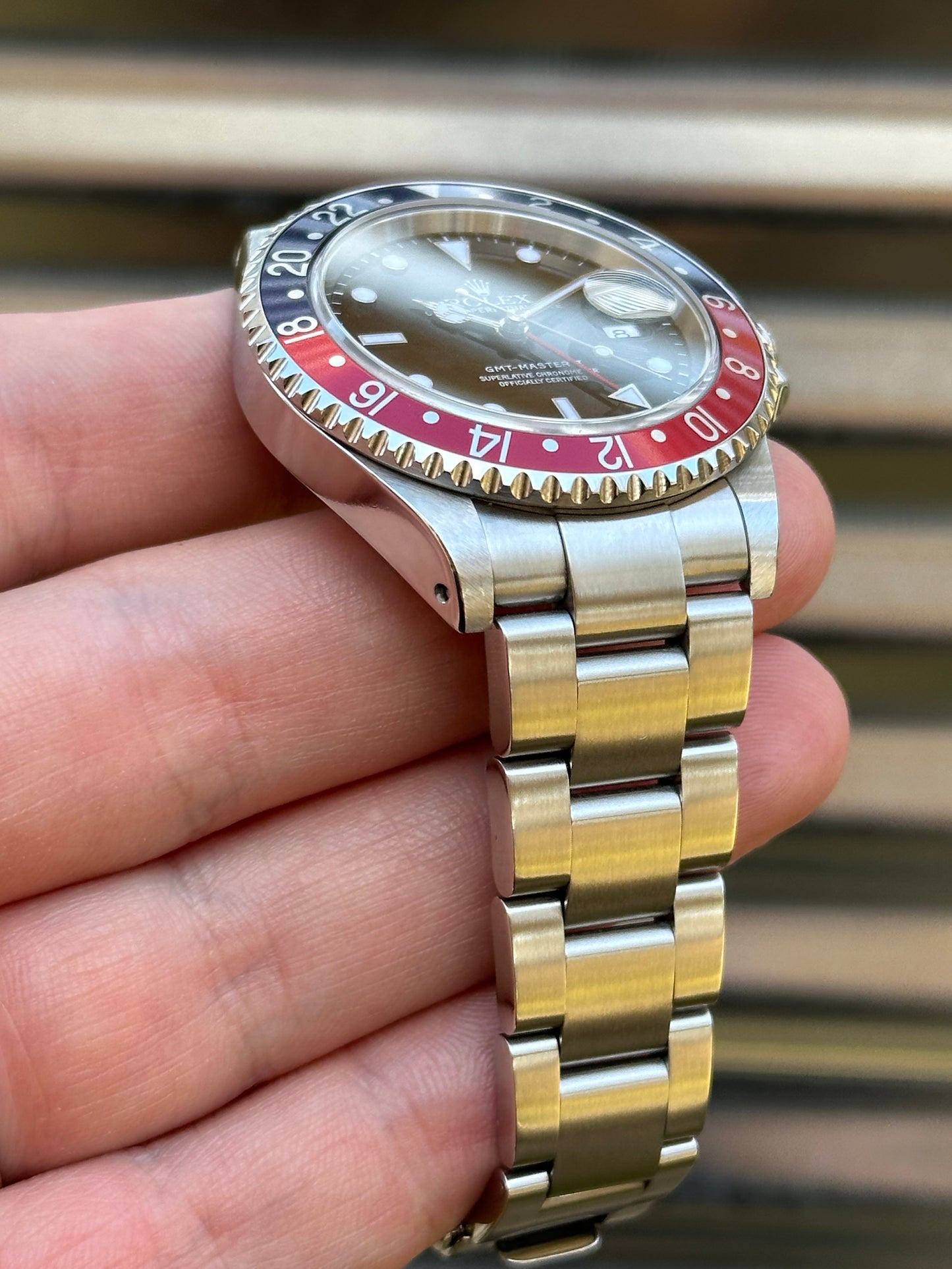 Rolex GMT Master II “Pepsi” 40mm Ref.16710 Year 2000 Box & Papers